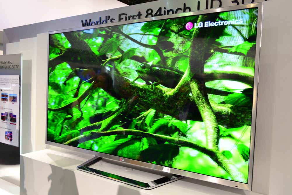 Array burn lead Televizoare LG - LG prezinta televizoarele 4K 3D de 84" şi OLED 3D de 55”