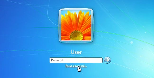 Windows 7 reset password