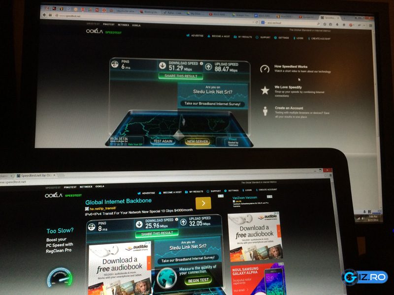 Conexiunea Wi-Fi este lenta daca te indepartezi de router