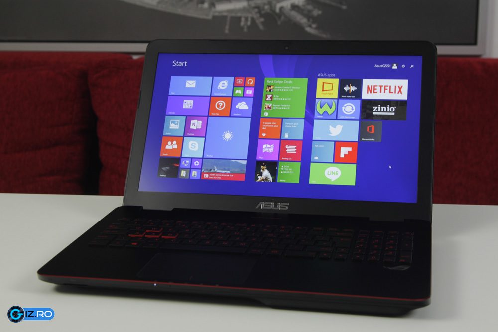 Asus G551JM este un laptop de buget pentru jocuri