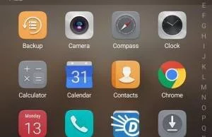 Huawei Mate 9 interfata