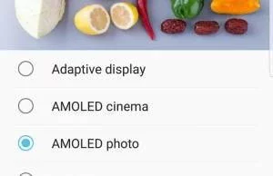 Samsung Galaxy S8 screen