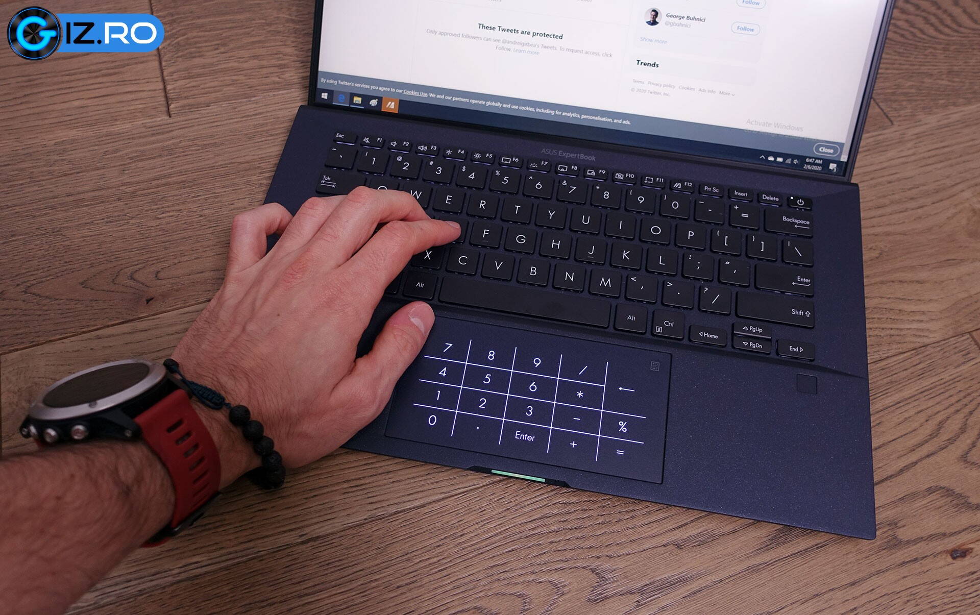 asus-expertbook-b9450fa-keyboard-clickpad