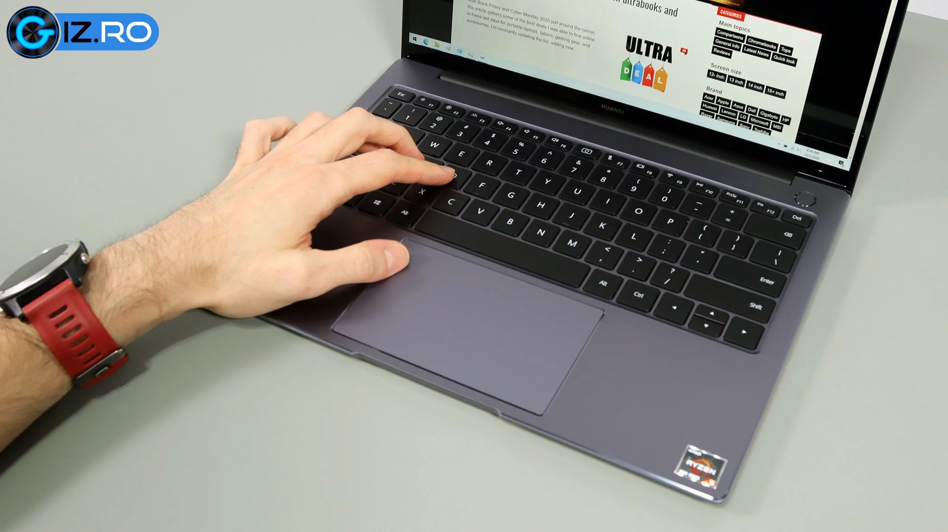 huawei-matebook-14-keyboard-clickpad