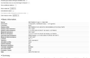 screen report calibrated 2