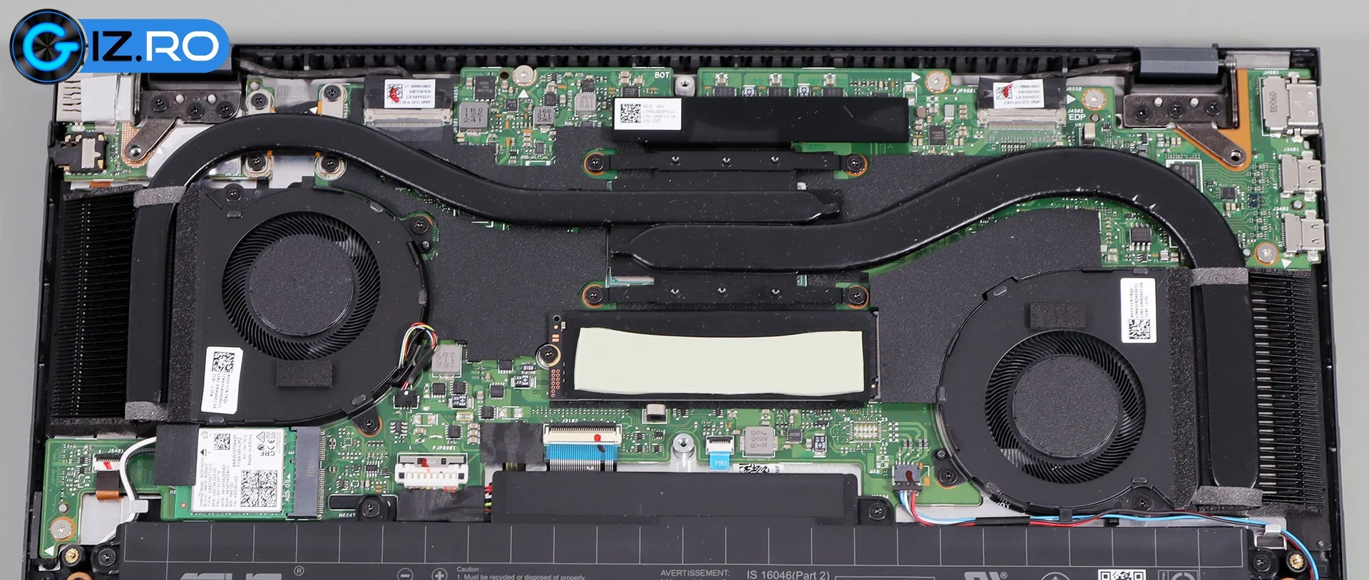 asus zenbook 14x cooling