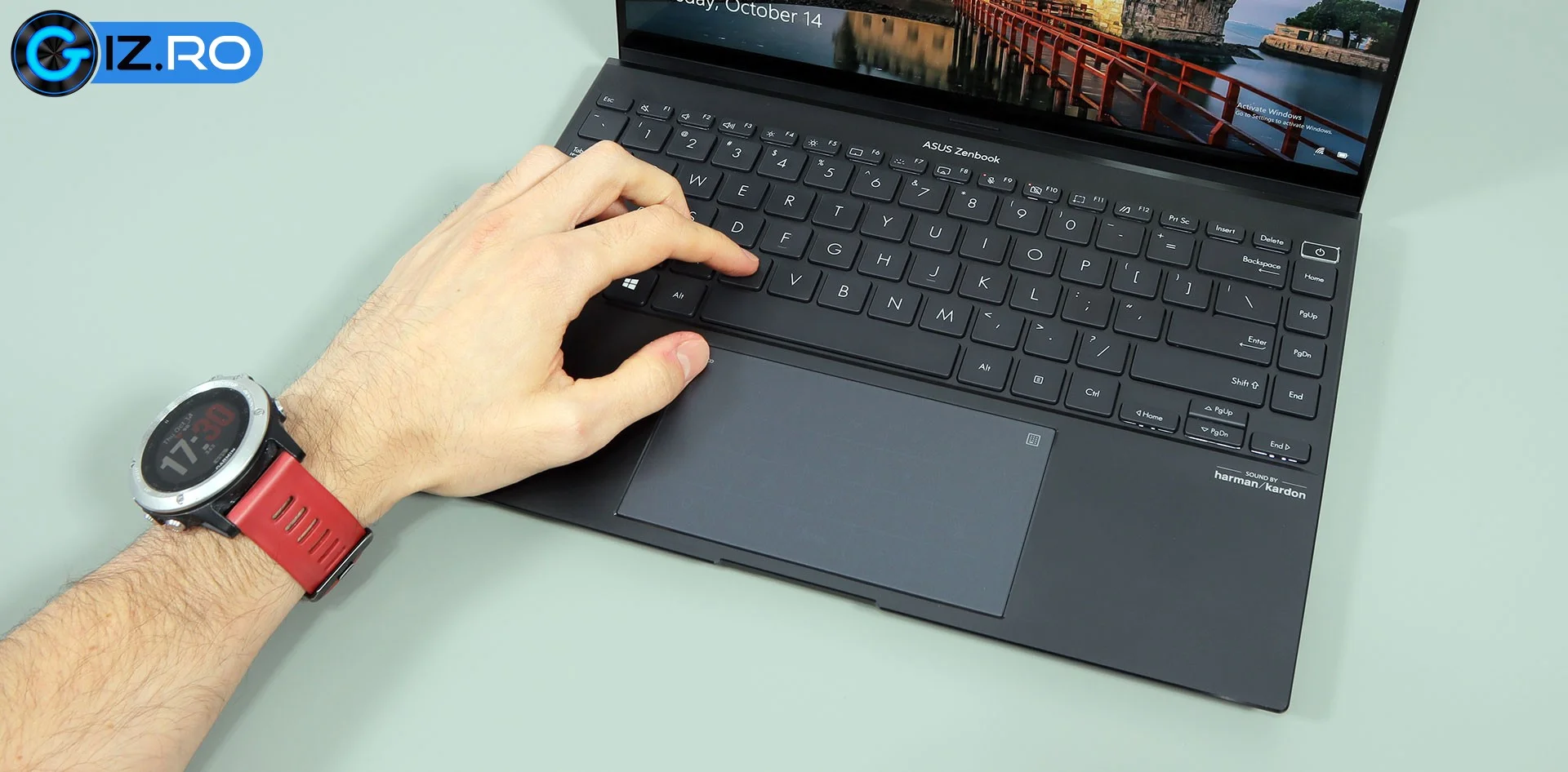 asus zenbook 14x keyboard clickpad2