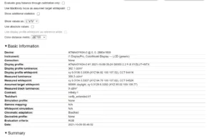 screen report calibrated 3