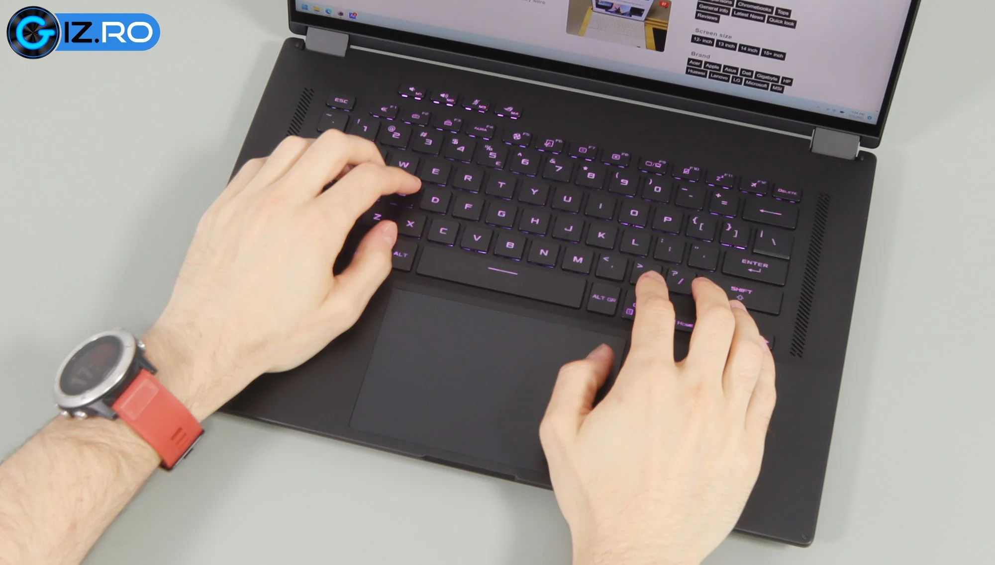 asus rog flow x16 keyboard clickpad