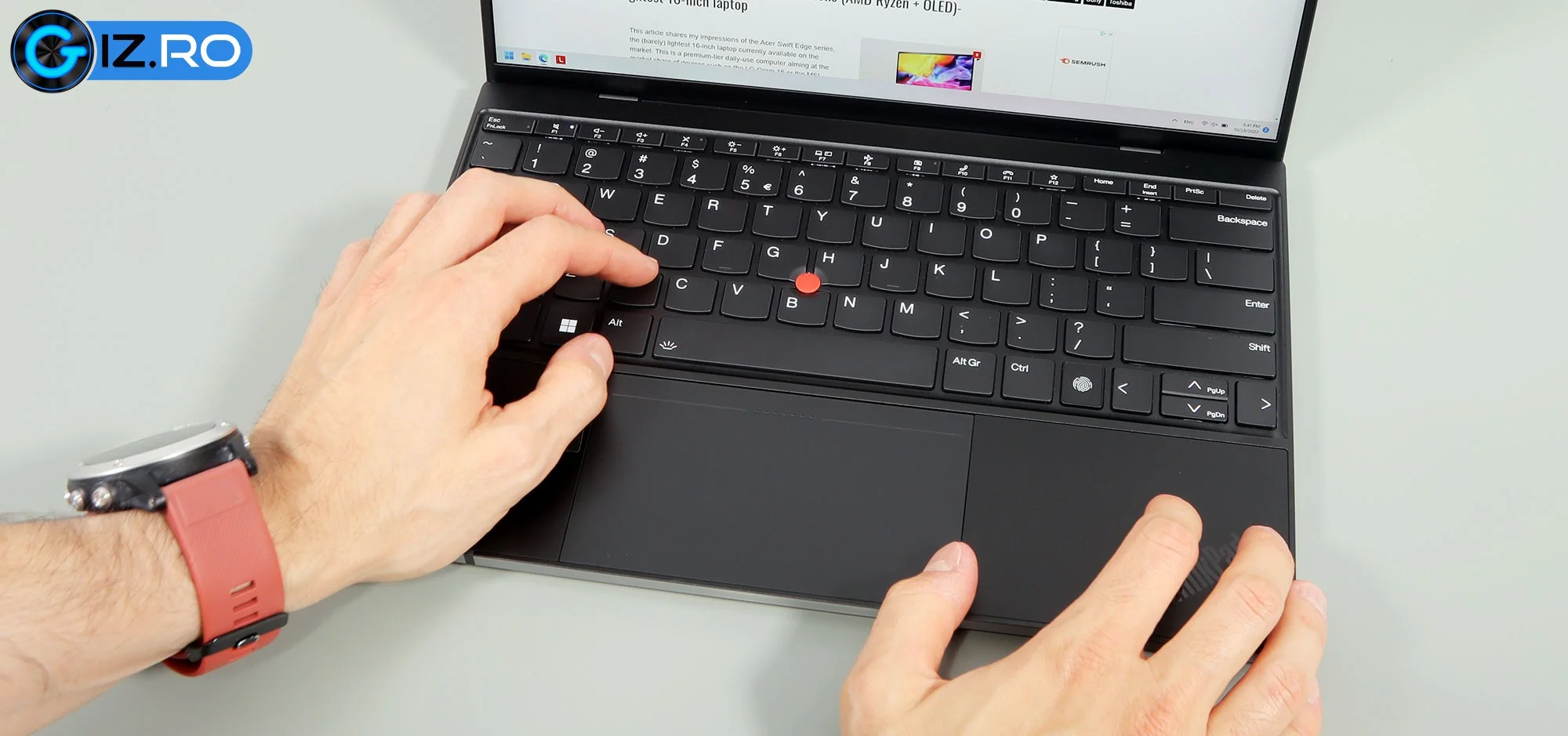 lenovo thinkpad z13 keyboard clickpad