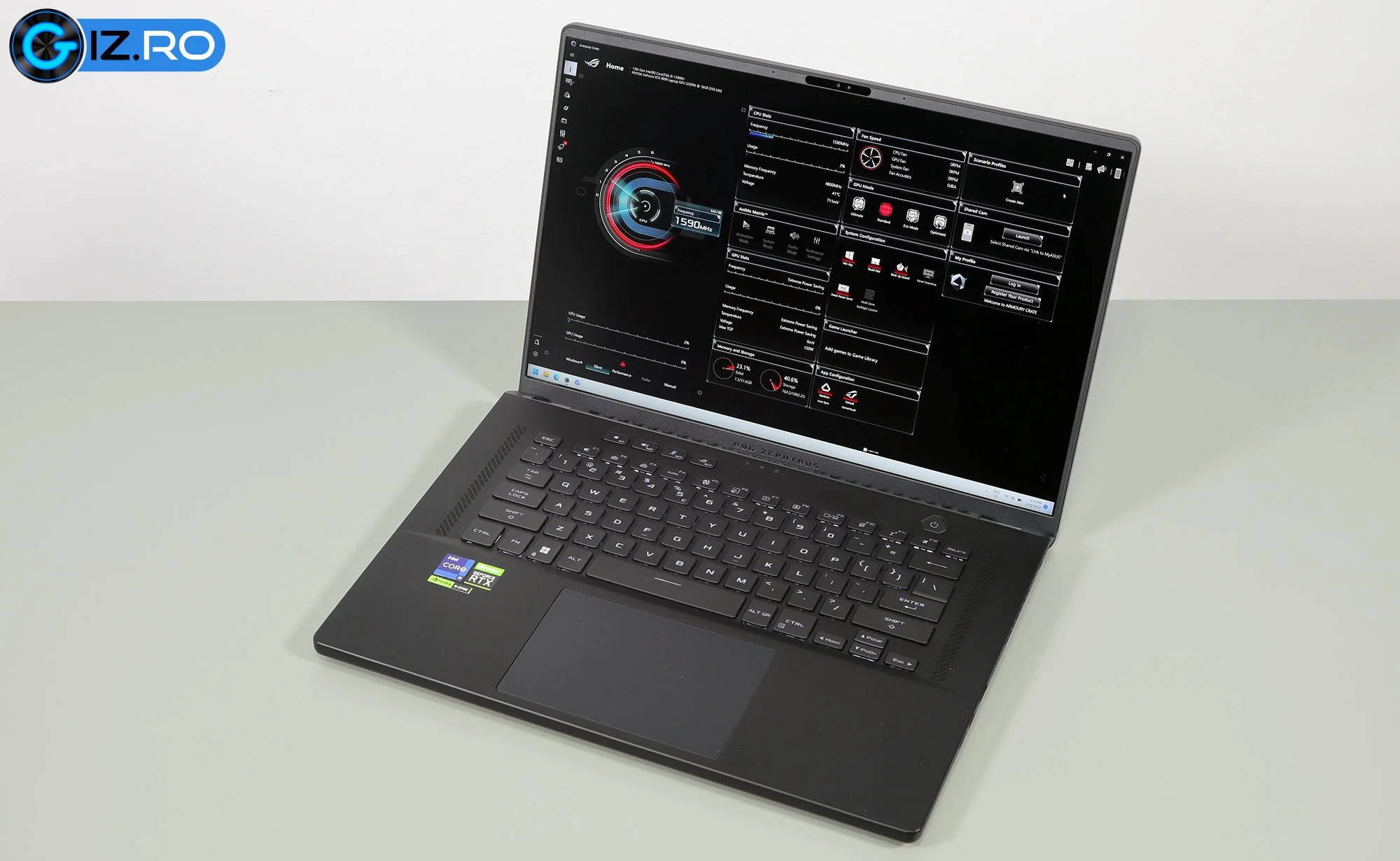 asus rog zephyrus m16 interior2
