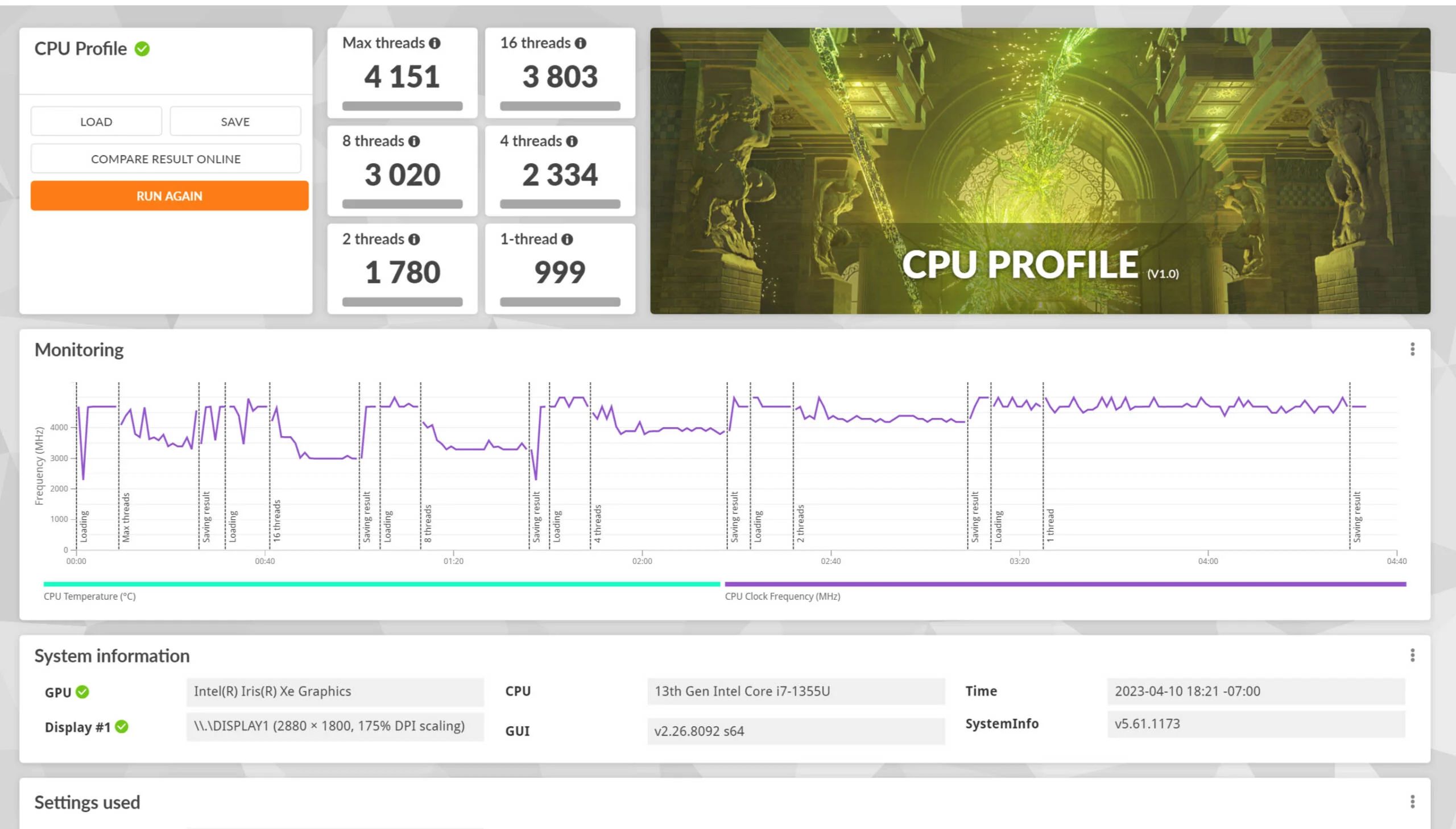 3dmark cpu 2 3dmark cpu 2