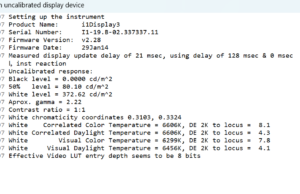 screen report default