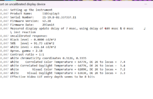 screen erport efault