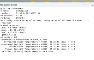 screen report default